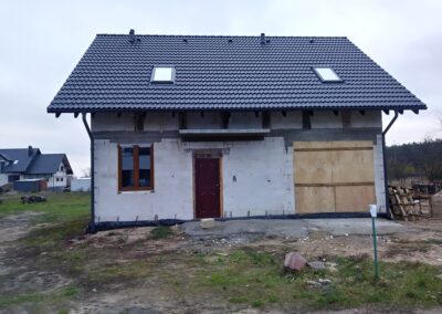 Kiełpin dom dekarz dachówka usługi dekarskie