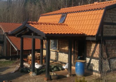 dach mansardowy Biały Bór realizacja Petreccy dachówka ceramiczna