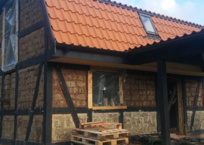 dach mansardowy Biały Bór realizacja Petreccy dachówka ceramiczna