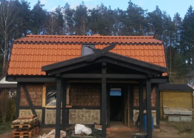 dach mansardowy Biały Bór realizacja Petreccy dachówka ceramiczna
