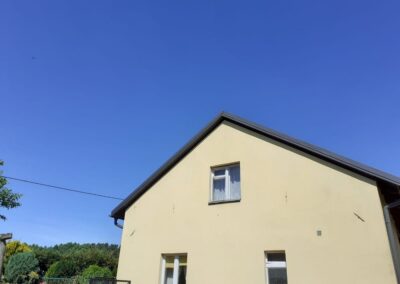Człuchów dekarz wymiana pokrycia blachodachówka Panorama