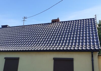 wymiana dachu dachówka ceramiczna Nibra Nelskamp dekarz Człuchów