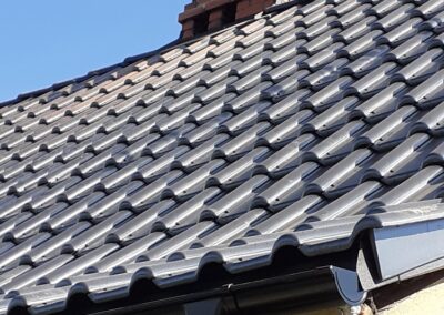 wymiana dachu dachówka ceramiczna Nibra Nelskamp dekarz Człuchów
