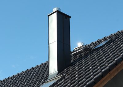 dachówka Roben dach nowy dom osiedle Kiełpin koło Człuchowa dekarz Człuchów