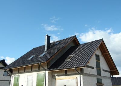 dachówka Roben dach nowy dom osiedle Kiełpin koło Człuchowa dekarz Człuchów