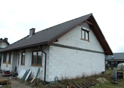 dach Kiełpin dekarz Człuchów dachówka cementowa betonowa Creaton Geteborg